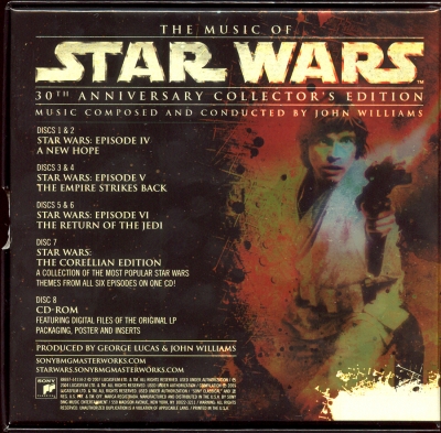 John Williams - The Music of Star Wars (2007) [30th Anniversary Collector's Edition Box Set, 8 CDs]