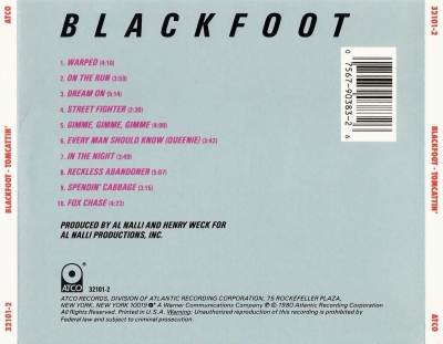 Blackfoot - Tomcattin' (1980)