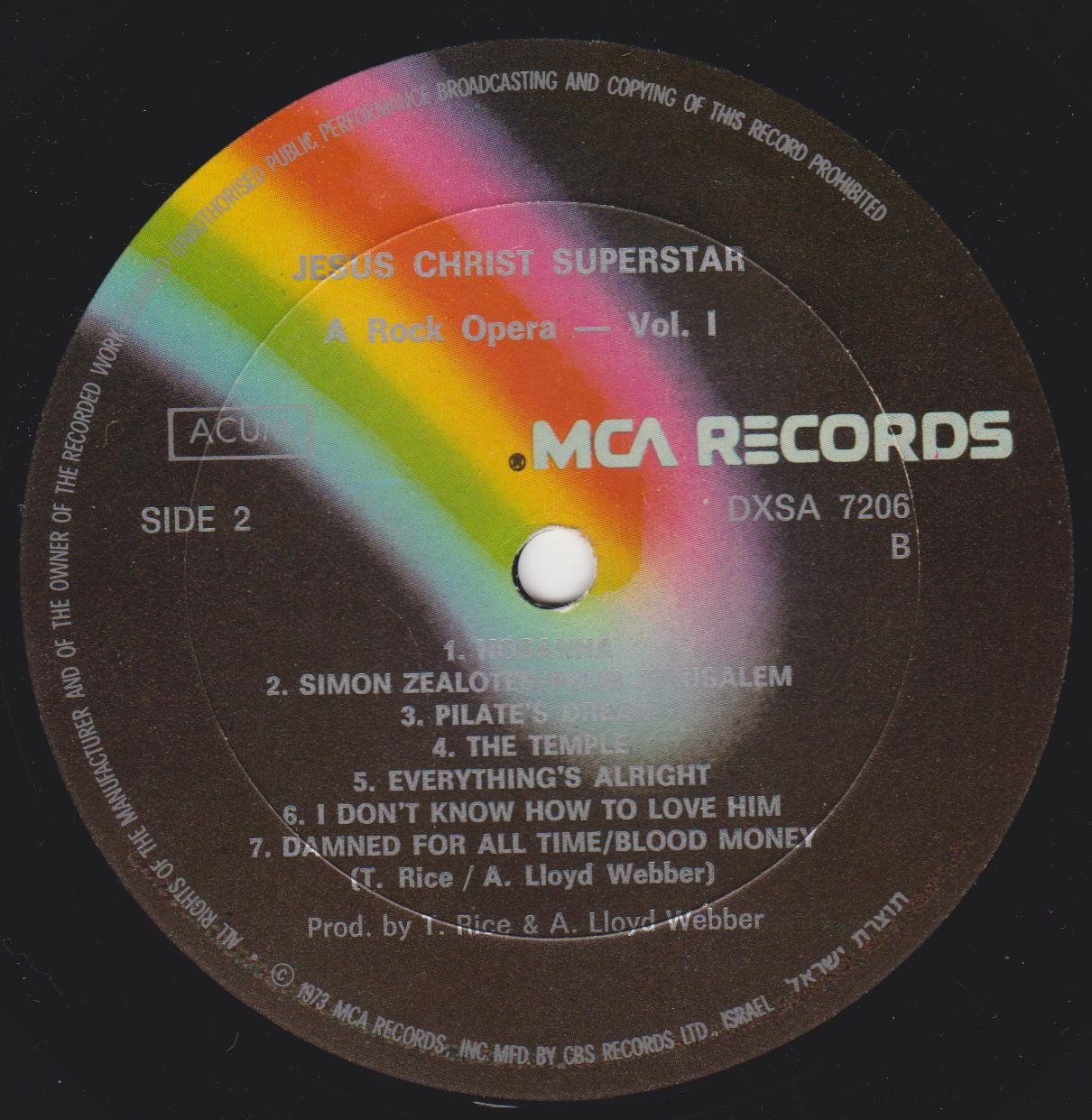 Jesus Christ - Superstar / Иисус Христос – Суперзвезда (2 LP-Rip) » KpNemo