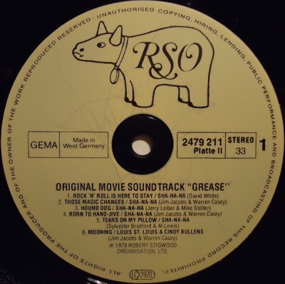Grease - The Original Soundtrack From The Motion Picture [2LP-Rip]