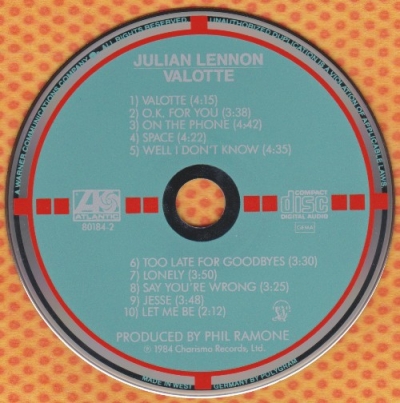 Julian Lennon - Valotte (1984)