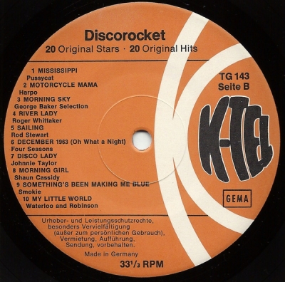 DiscoRocket - 20 Original Hits - 20 Original Stars [LP - Rip, 24 bit/44kHz]