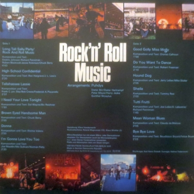 Puhdys ‎– Rock'n'Roll Music (LP - Rip)