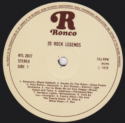 20 Rock Legends (LP-Rip)