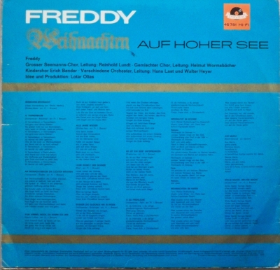 Freddy ‎– Weihnachten auf hoher See (1963) [LP - Rip]