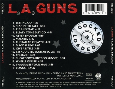 L.A. Guns - Cocked & Loaded (1989)