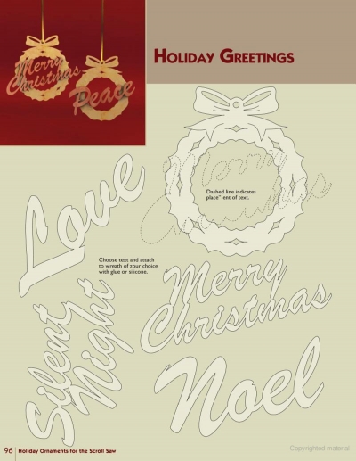 Holiday Ornaments for the Scroll Saw: Over 300 Beautiful Patterns from the Berry Basket Collection