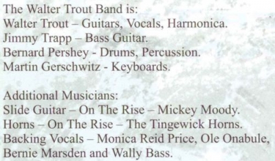 Walter Trout Band – Tellin’ Stories (1994)