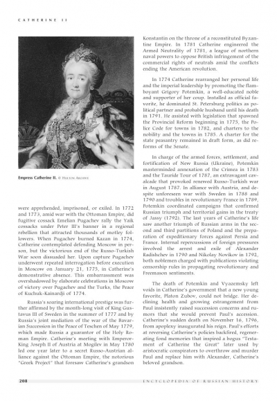 Encyclopedia of Russian History (4 volumes)