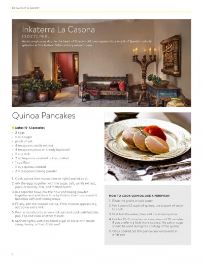 National Geographic Unique Lodges of the World. Recipes