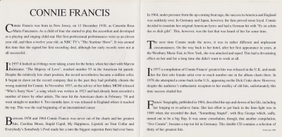 Connie Francis ‎– Millenium Collection (1999) [2 CD]