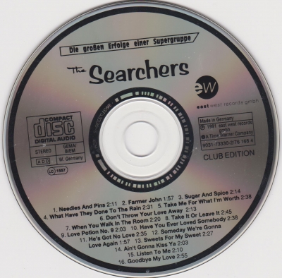 The Searchers ‎– Die grossen Erfolge einer Supergruppe (1991) (CD - Rip)