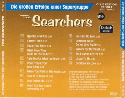 The Searchers ‎– Die grossen Erfolge einer Supergruppe (1991) (CD - Rip)