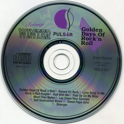 Johnny Winter - Golden Days Of Rock'n Roll (1990)