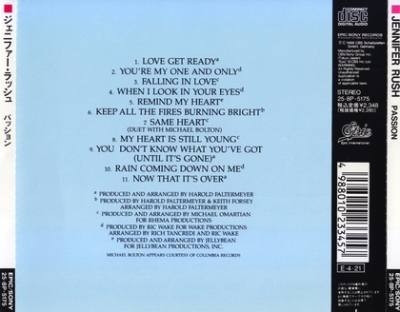 Jennifer Rush - Passion (1988)