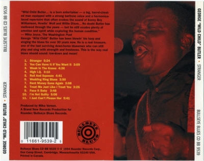 George "Wild Child" Butler - Stranger (1994)