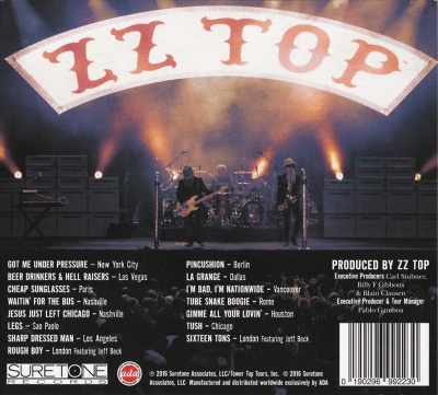 ZZ Top - Live! Greatest Hits From Around The World (2016)