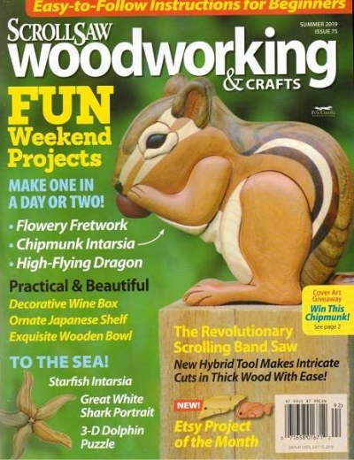 ScrollSaw Woodworking & Crafts №75 (Summer 2019)