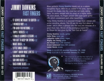 Jimmy Dawkins - Fast Fingers 1969 (1998 Delmark DD-623)