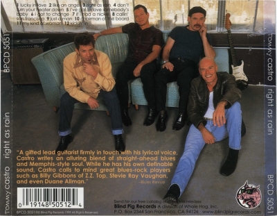 Tommy Castro - Right As Rain (1999)