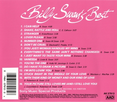 Billy Swan - Billy Swan's Best (1993)