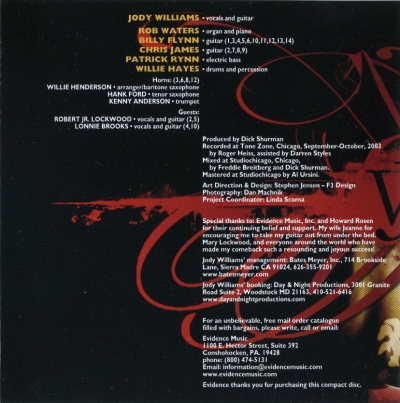 Jody Williams - You Left Me In The Dark (2004)